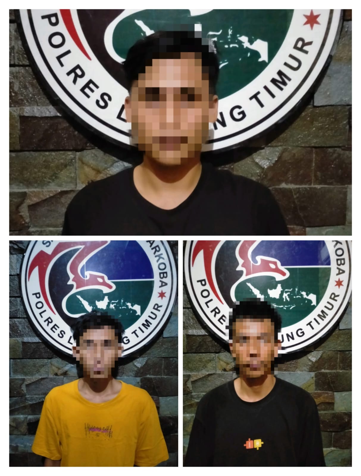 Sat Res Narkoba Polres Lampung Timur Tangkap 3 Orang Pemuda, Karena Edarkan Obat Terlarang